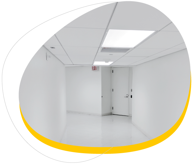 amélioration de l'éclairage dans les couloirs d'une clinique